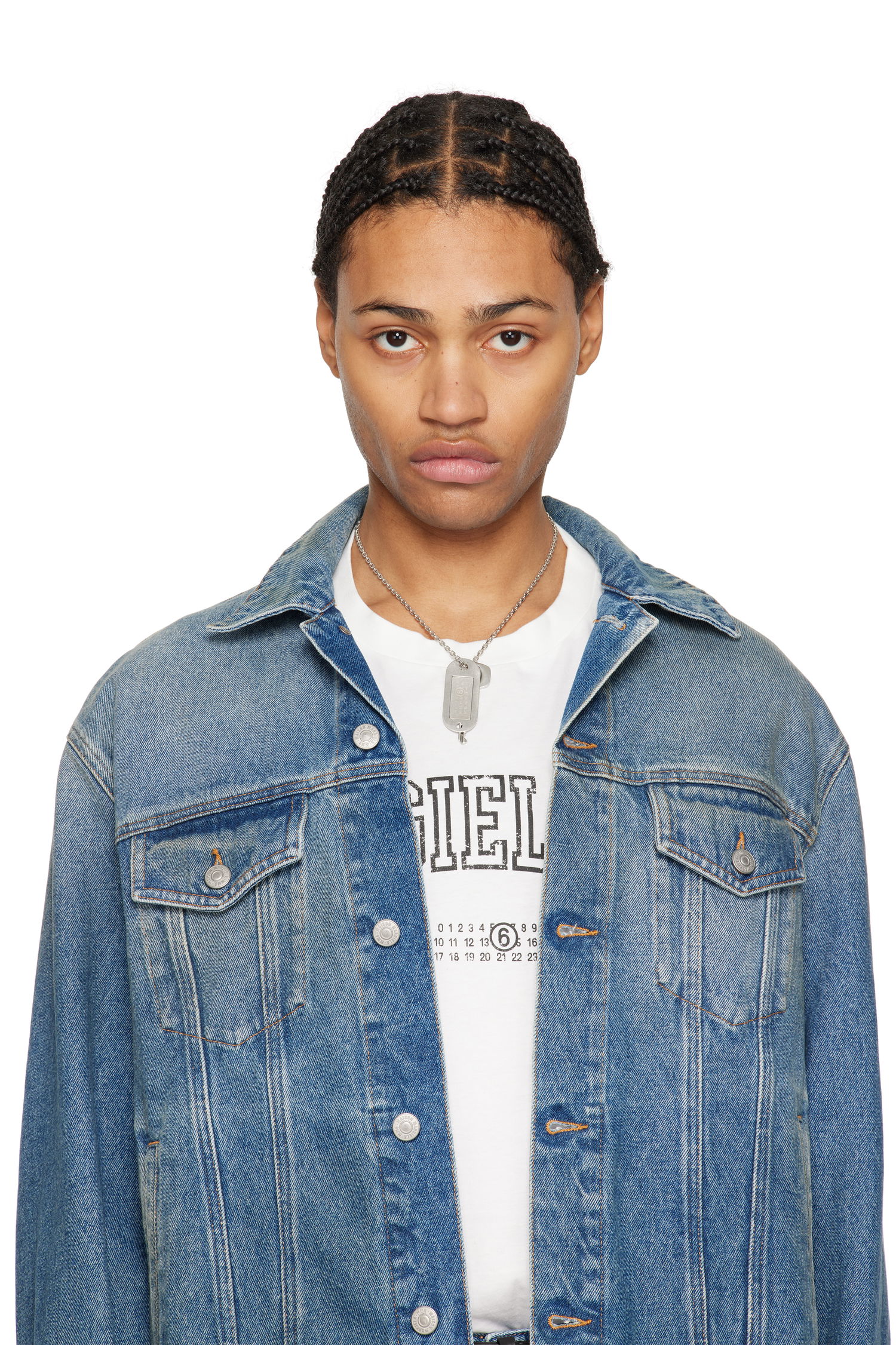Náhrdelník Maison Margiela MM6 Maison Margiela Key Tag Necklace Metalická | SM6UU0067 P7210, 1