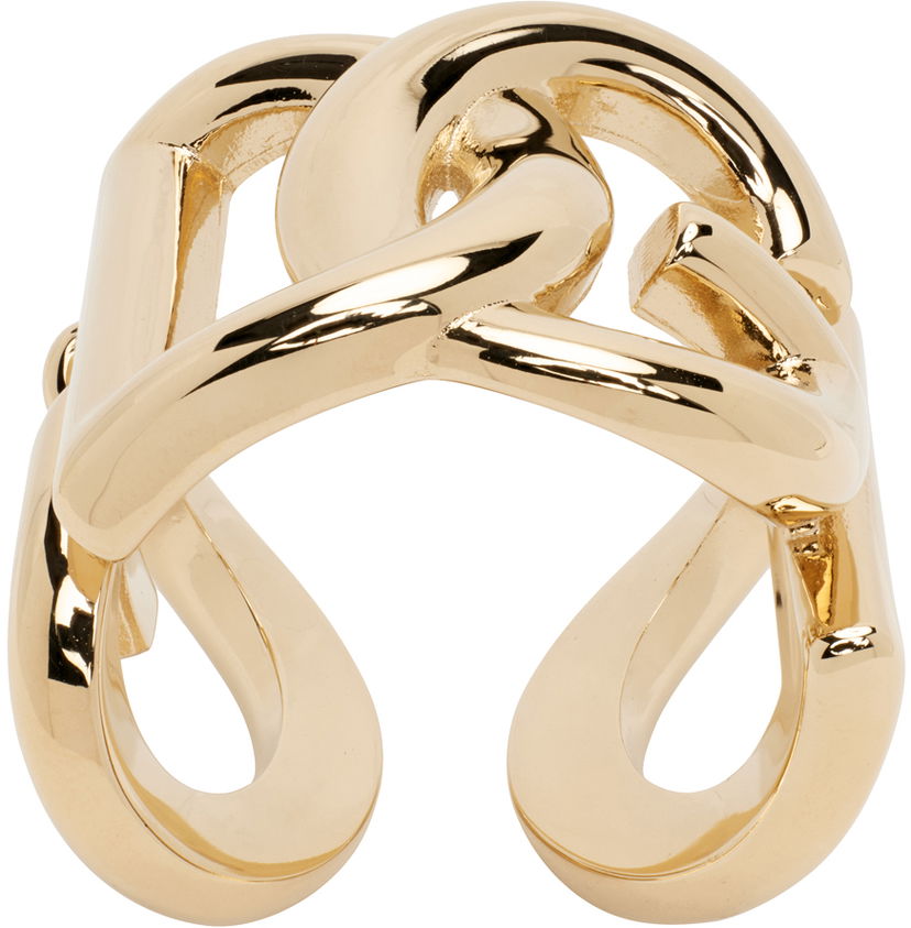 Prsteň Dolce & Gabbana Gold Logo Ring Metalická | WRP6L1 W1111