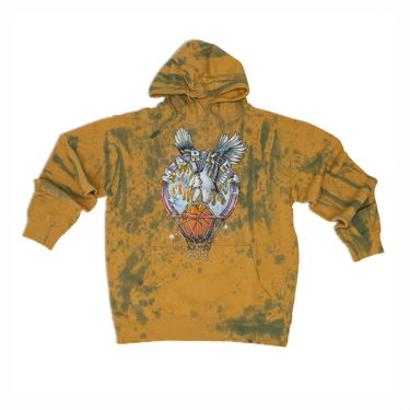 Mikina MARKET Dunking Eagle Tie-Dye Hoodie Oranžová | 397000376, 1