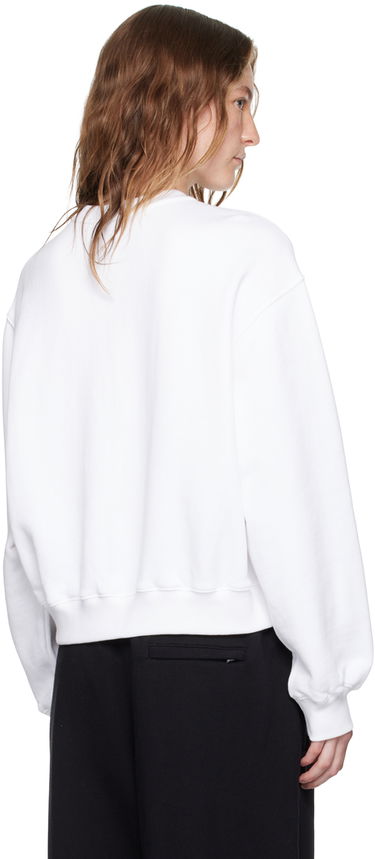 Mikina Alexander Wang Puff Logo Sweatshirt Biela | 4CC3241508, 2
