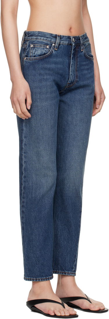 Džínsy TOTEME TOTEME Twisted Seam Jeans Modrá | 221-232-741, 1