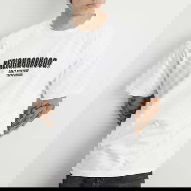 Tričko Neighborhood Neighborhood SS-1 T-Shirt, Size Large Biela | 251PCNH-ST01-WHT, 5