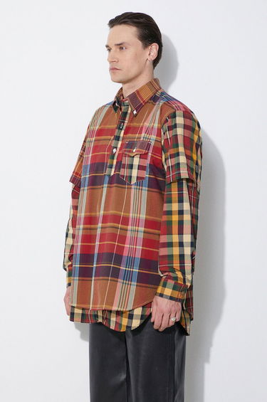 Košeľa Engineered Garments Engineered Garments Popover BD Relaxed Fit Button-Down Shirt Rôznofarebný | OR013.ES060, 3