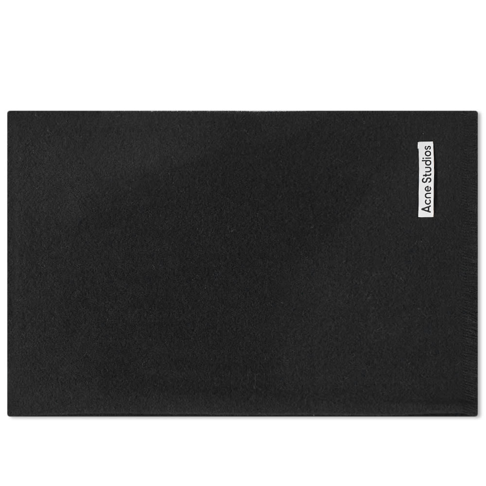 Šál Acne Studios Vernon Scarf Black Čierna | CA0150-900, 0