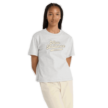 Tričko New Balance Athletics Legacy T-Shirt Šedá | WT53902-AHH, 0