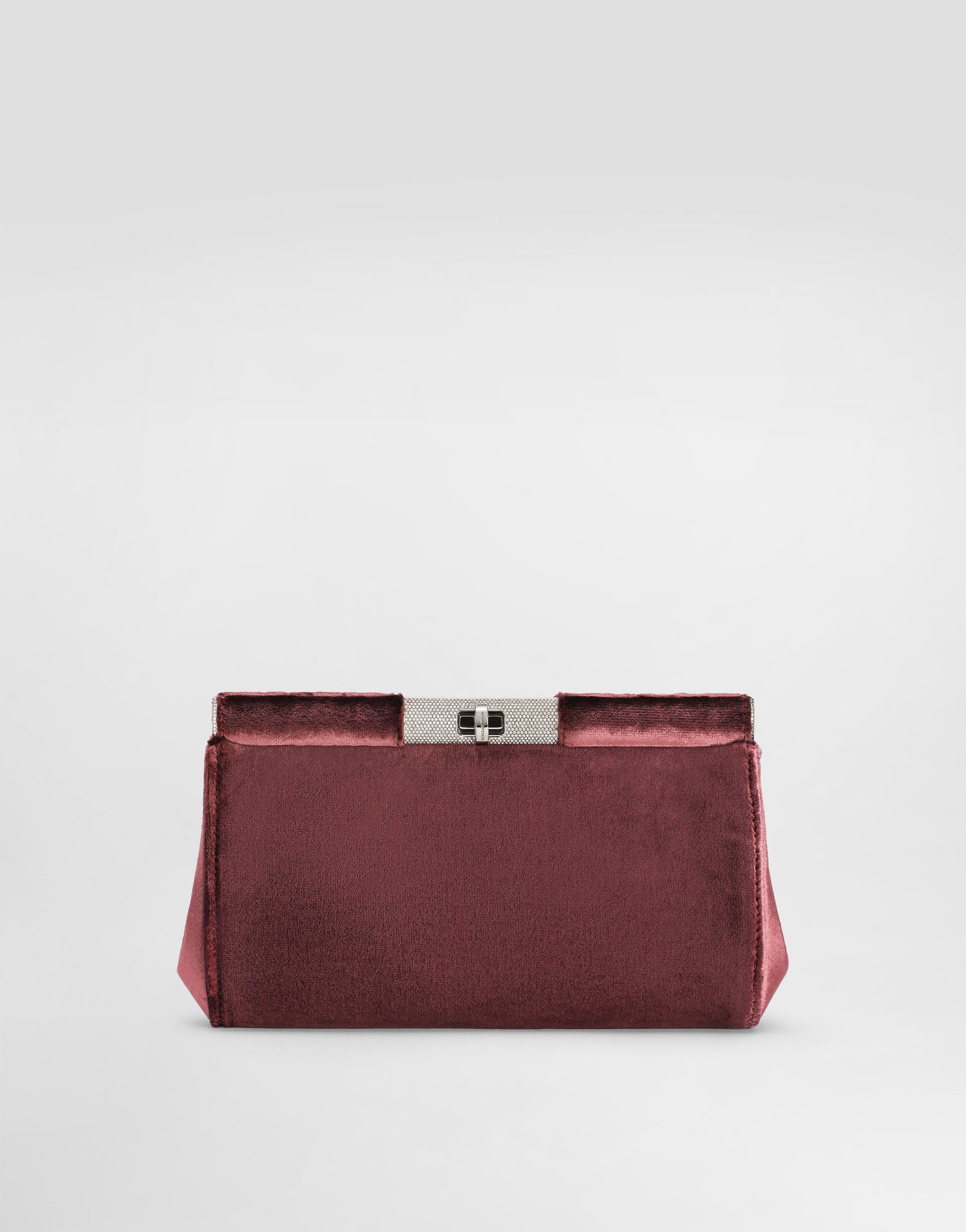 Kabelka Dolce & Gabbana Dolce & Gabbana Marlene Velvet Clutch Vínová | BB7620A647580342, 0