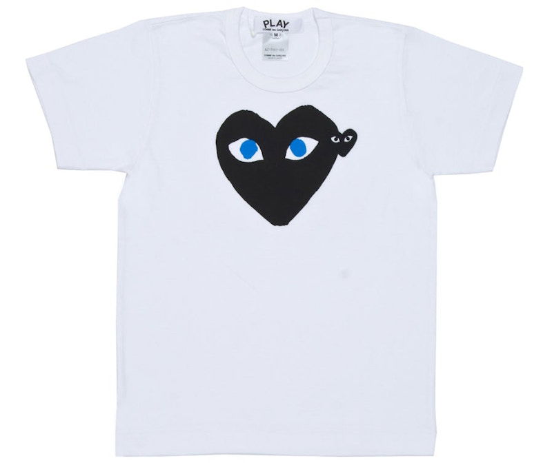 Tričko Comme des Garçons Play Heart Eyes Graphic T-Shirt Biela | AZ-T087-051-1