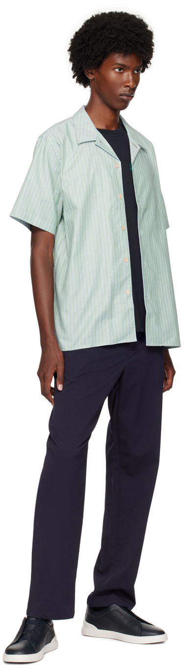 Košeľa Paul Smith PS by Paul Smith Striped Resort Shirt Zelené | M2R-695U-N22097-34, 3