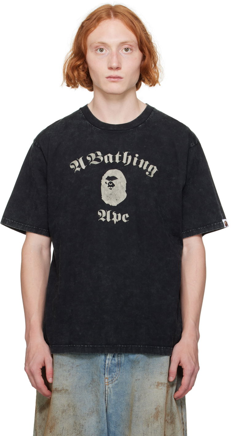 Tričko BAPE Overdye T-Shirt Čierna | 001CSK301009M, 0