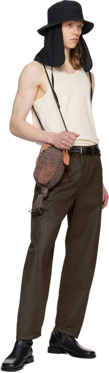 Nohavice LEMAIRE Lemaire Twisted Workwear Pants Zelené | PA1102 LD1030, 4