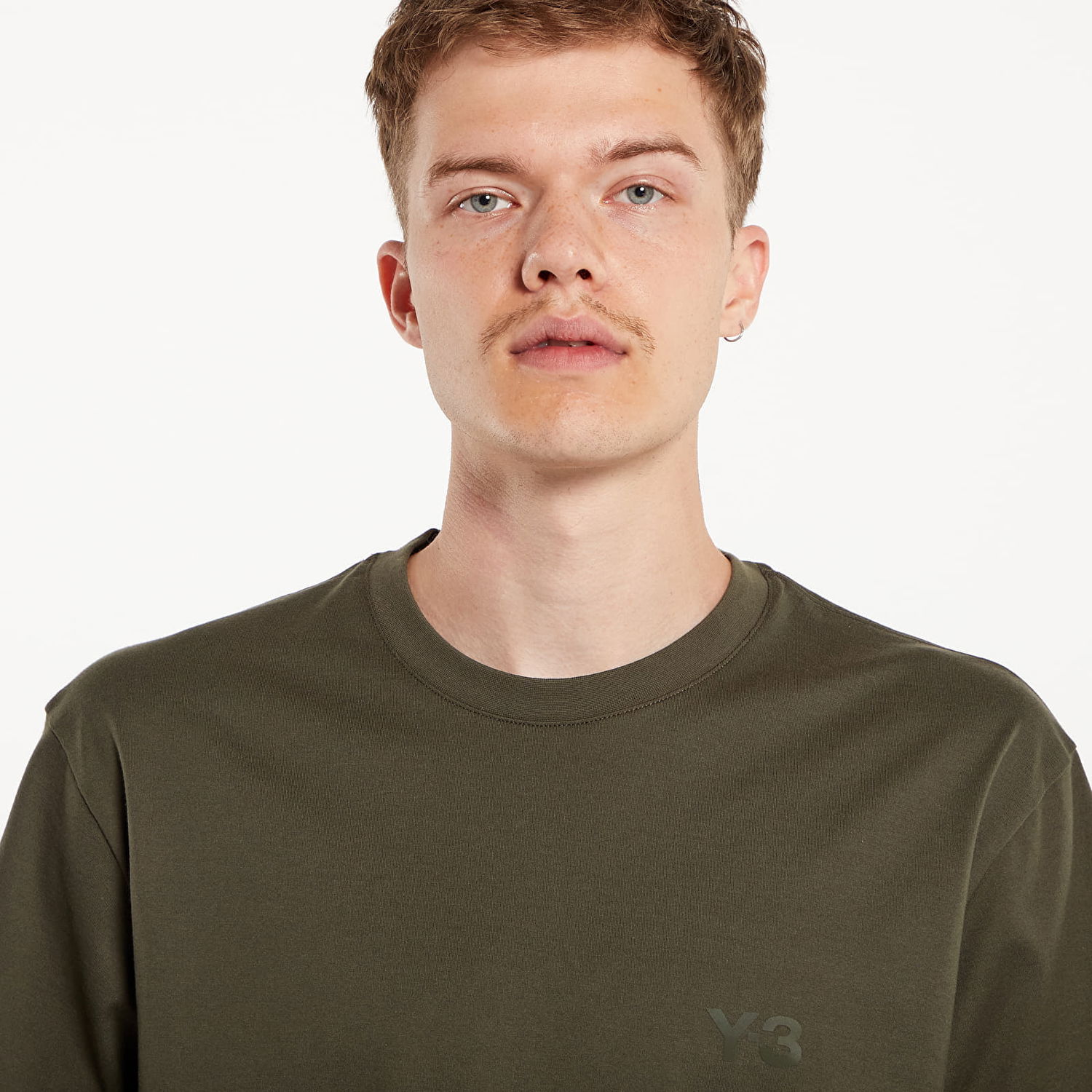 Tričko Y-3 Regular Short Sleeve Tee Night Cargo Zelené | JD9833, 1