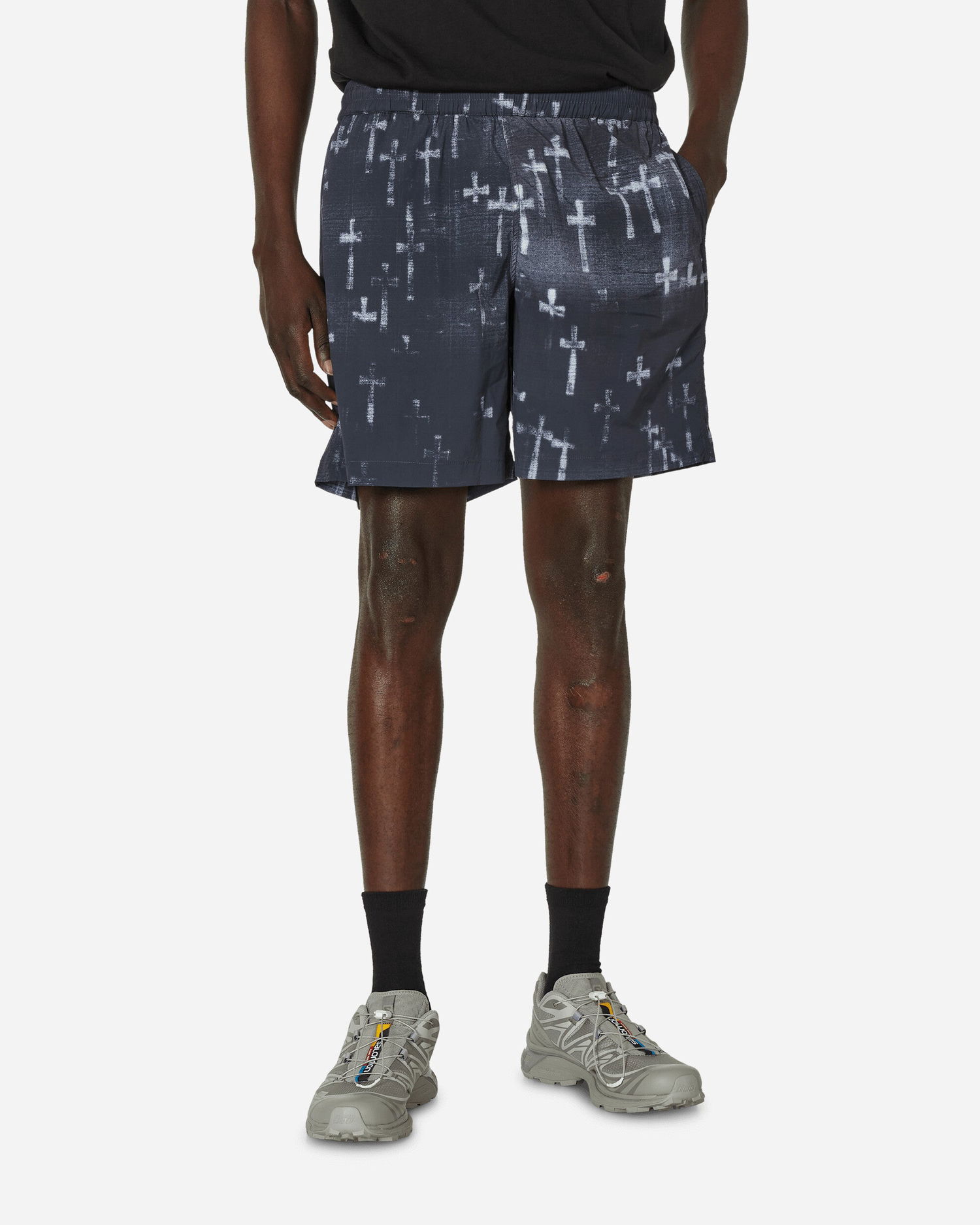 Šortky Aries Graveyard Board Shorts Black Čierna | SUAR30100 BLK, 1