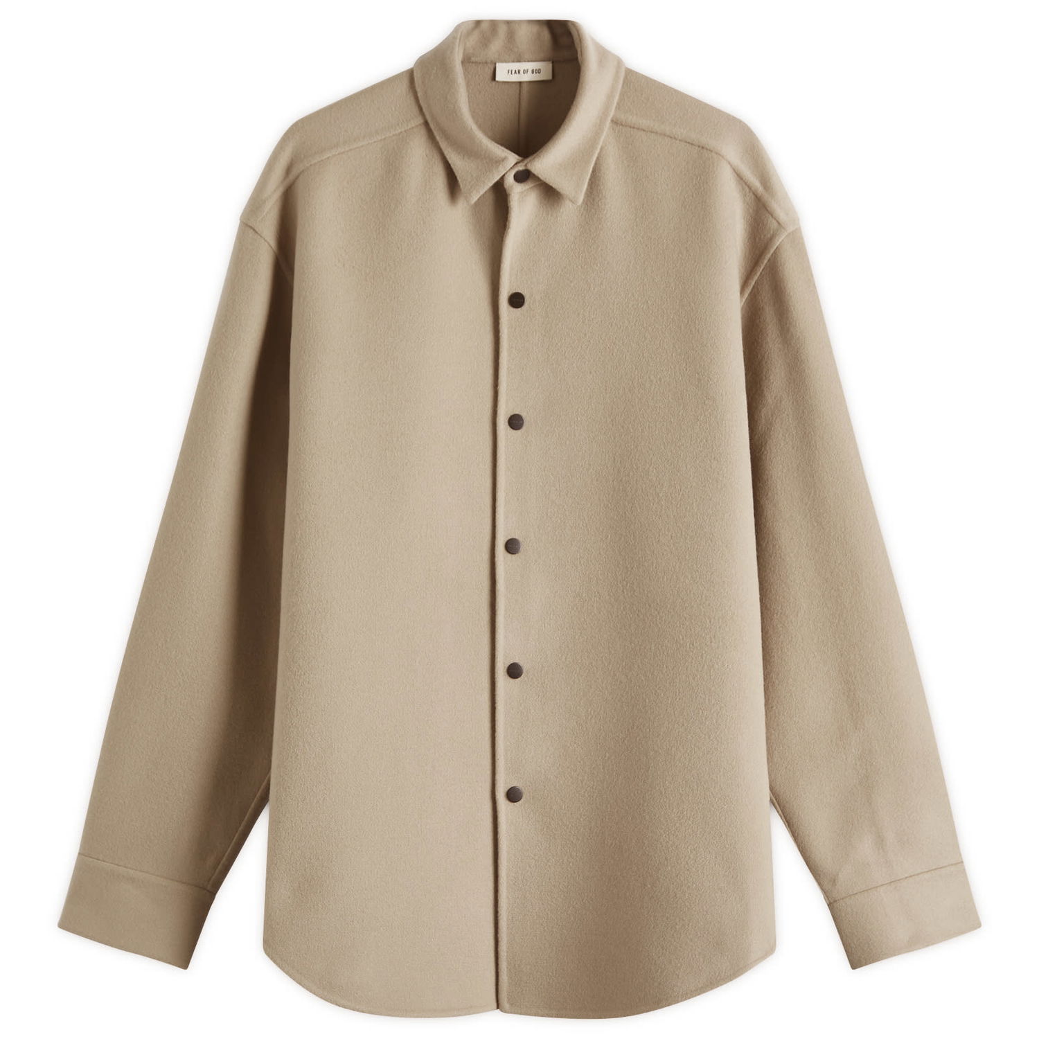 Košeľa Fear of God Fear Of God Overshirt, Size Large Béžová | FGE230-330DWC-252, 0