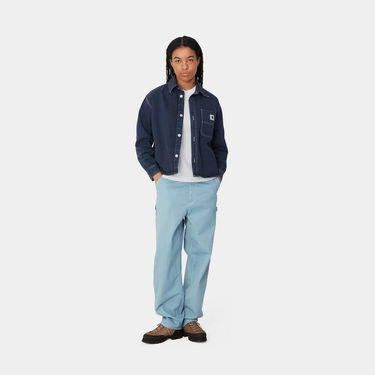 Košeľa Carhartt WIP Georgia Denim Shirt Jacket Modrá | I033747_9, 2