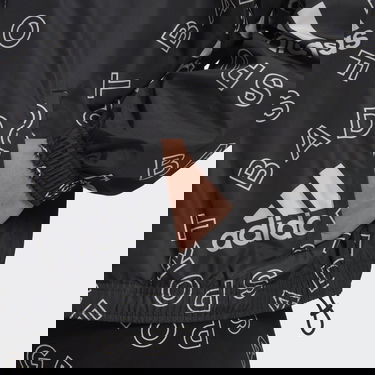 Vetrovka adidas Originals Essentials Logo Allover Print Windbreaker Čierna | HC9177, 3