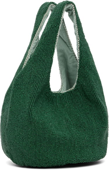 Tote bag JW Anderson Mini Beaded Shopper Tote Zelené | HB0744-FA0469, 4