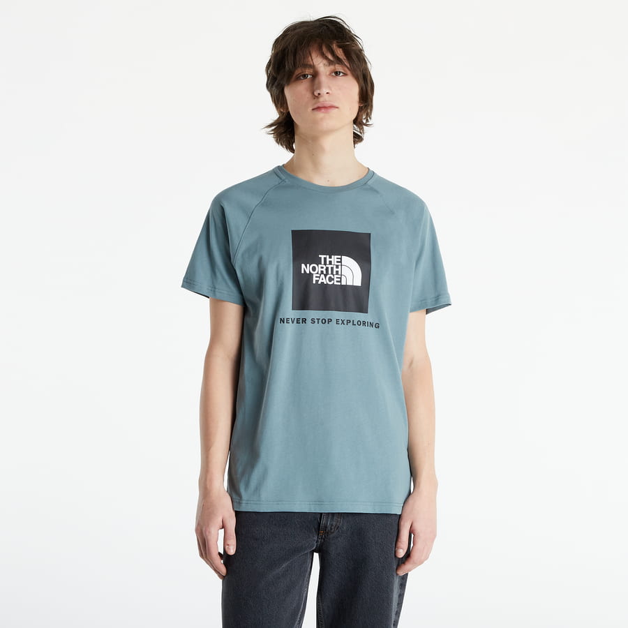 Tričko The North Face SS Rag Red Box Tee Modrá | NF0A3BQOA9L1, 0