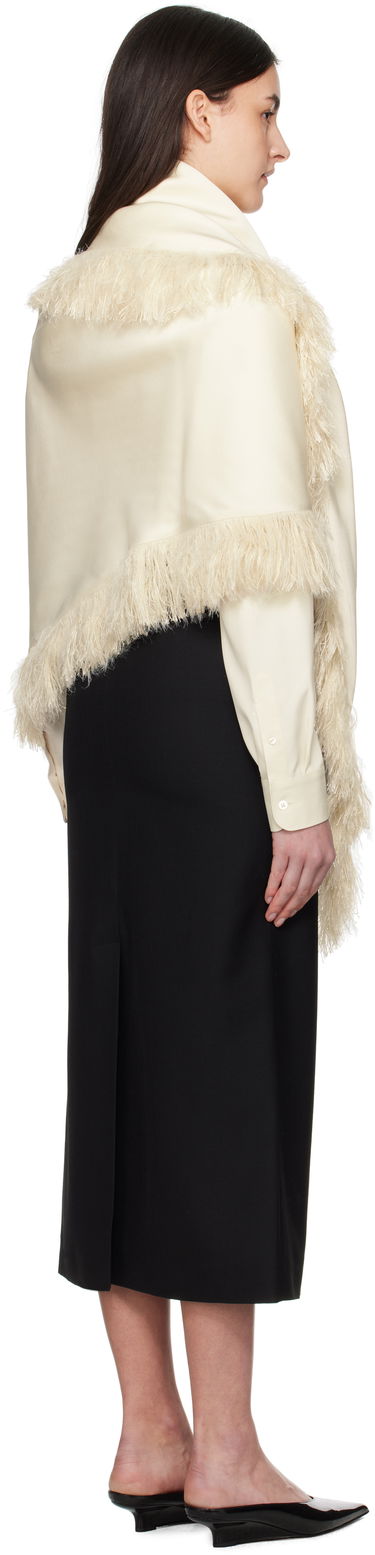 Sukňa TOTEME TOTEME Fringe Shawl Čierna | 251-WSC4504-FB0344, 4