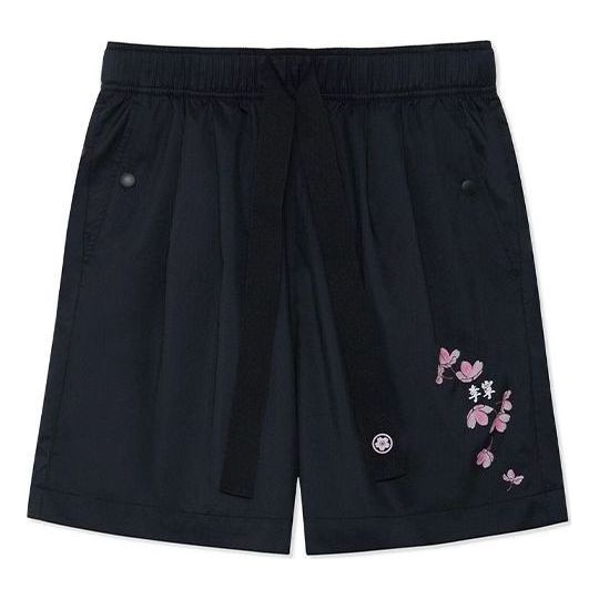 Šortky Li-Ning Floral Graphic Shorts Čierna | AKSS942-2, 0
