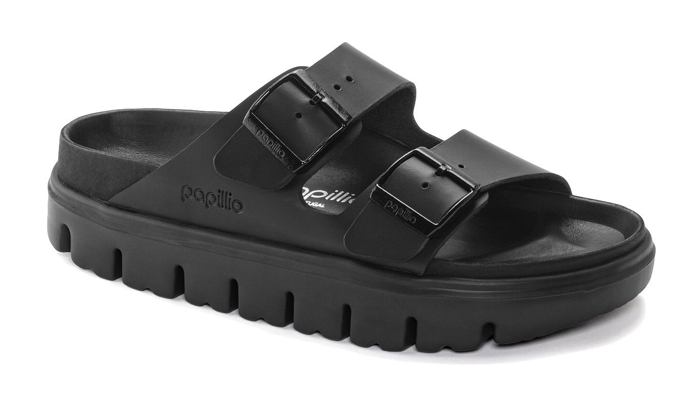 Tenisky a topánky Birkenstock Arizona Chunky Leather Narrow Fit Čierna | 1024565, 1