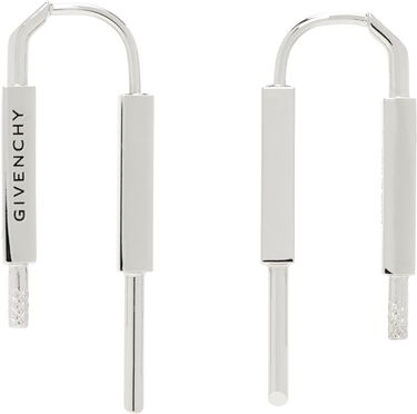 Náušnice Givenchy Givenchy U Lock Earrings Metalická | BN103BF003040, 0