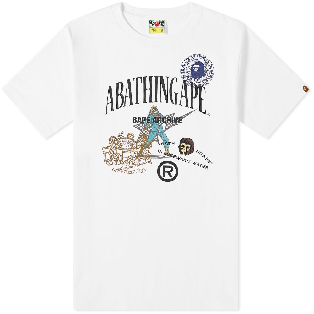 A Bathing Ape Archive Multi Logo Tee