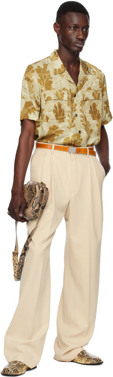 Taška cez rameno Dries Van Noten Dries Van Noten Snakeskin Crossbody Bag Béžová | 251-021512-397, 3