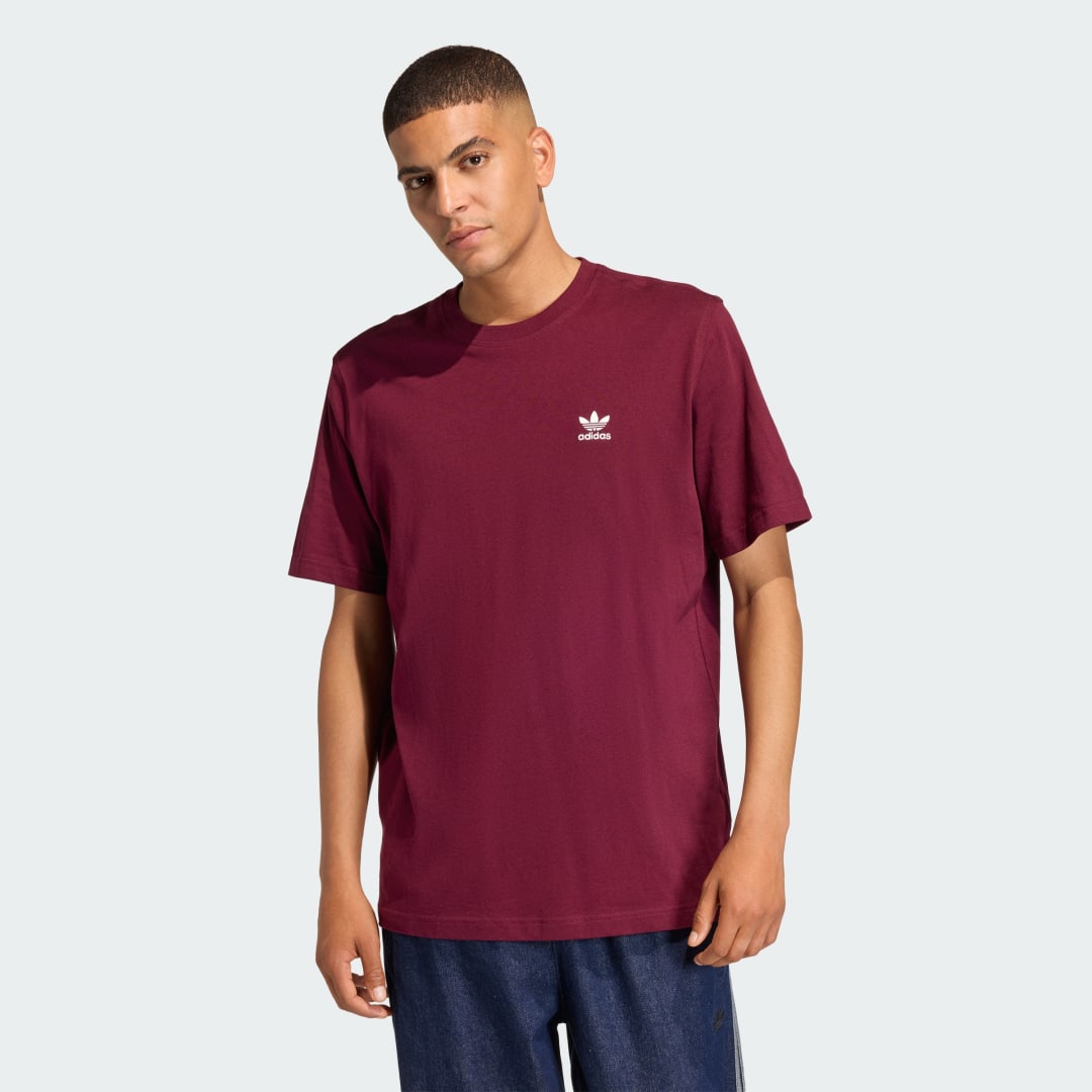Tričko adidas Performance Essential Loose Short Sleeve T-Shirt Vínová | HY2077, 0