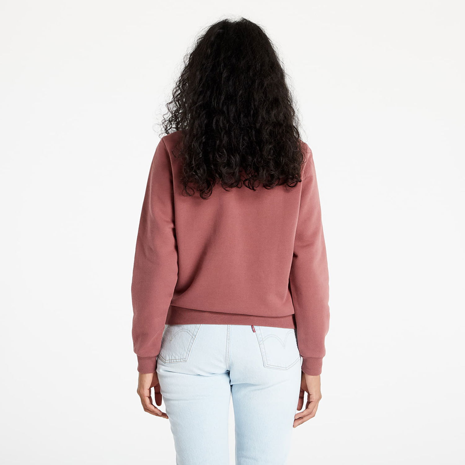 Mikina FJÄLLRÄVEN Logo Sweater Fialová | F84143-410, 1