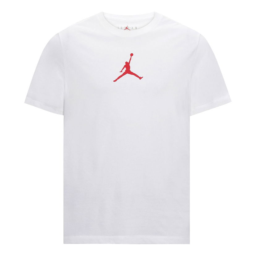Tričko Jordan Jumpman Crew-Neck Short Sleeve T-Shirt Biela | CW5191-101