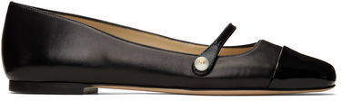 Starostlivosť o obuv Jimmy Choo Jimmy Choo Elisa Pearl Ballerina Flats Čierna | ELISA FLAT PTZ, 0
