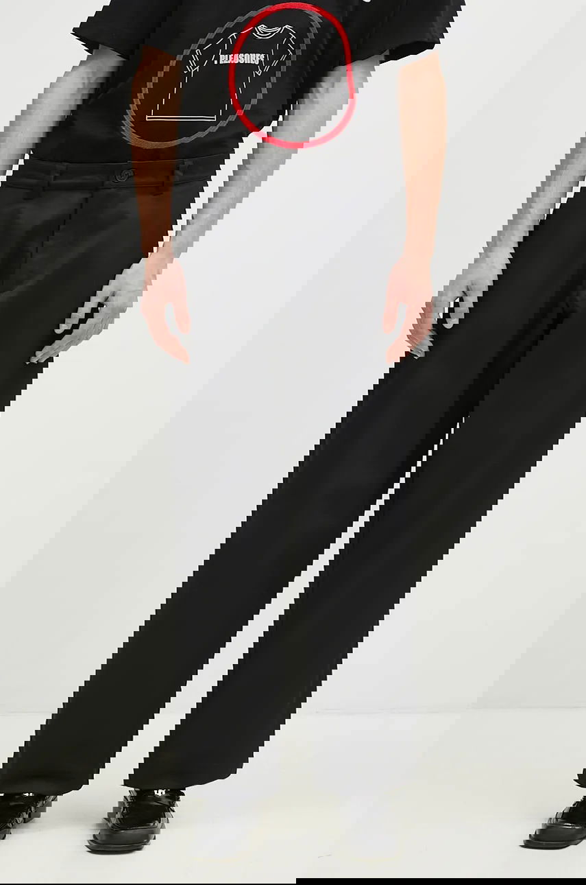 Nohavice Champion Straight Hem Pants Čierna | 220715, 0