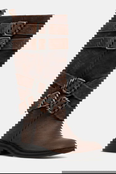 Tenisky a topánky Andersson Bell Andersson Bell Layered Strap Flat Boots Hnedá | aaa484w, 0