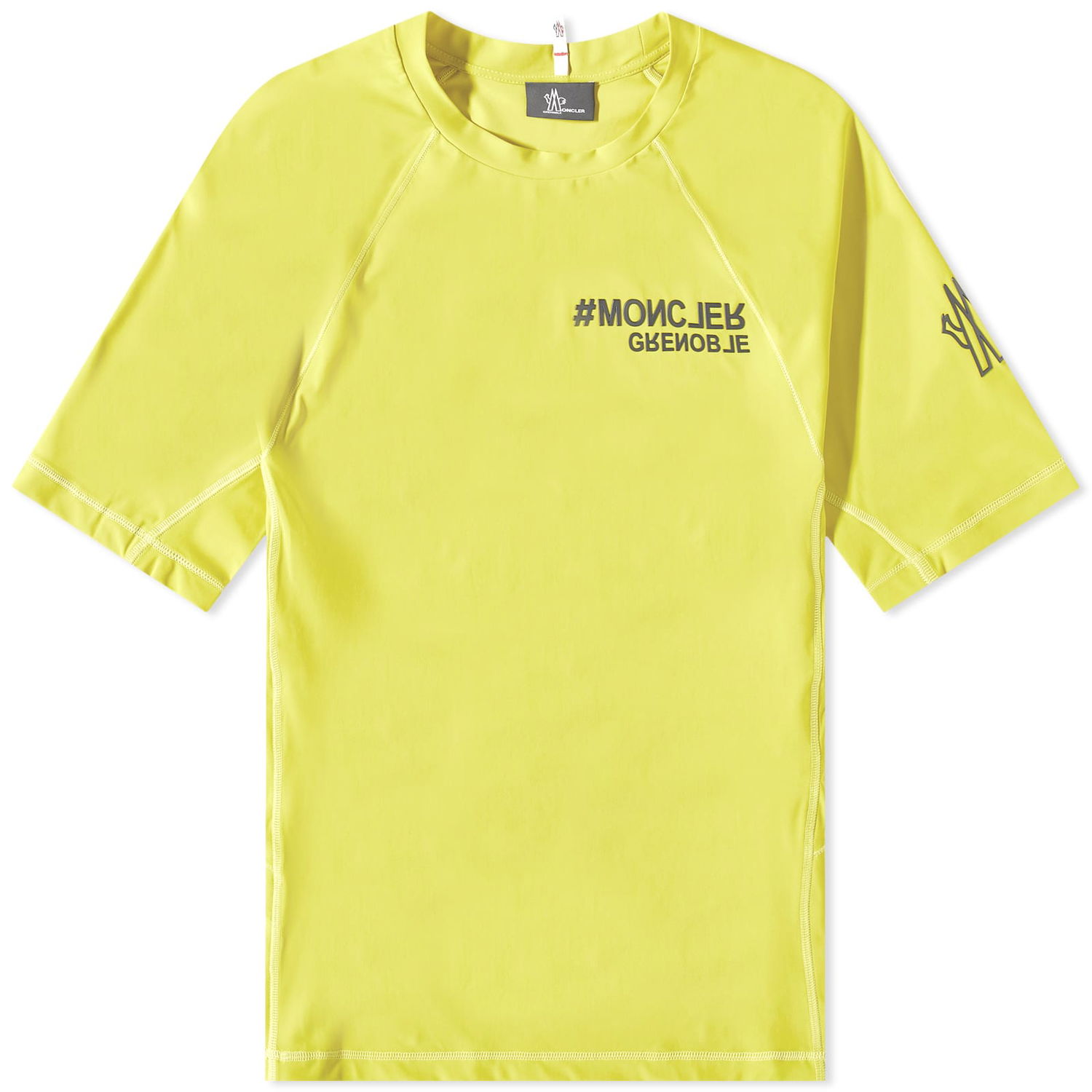 Tričko Moncler Grenoble Technical Embossed Logo Tee Žltá | 8C000-03-829JP-8LK, 0