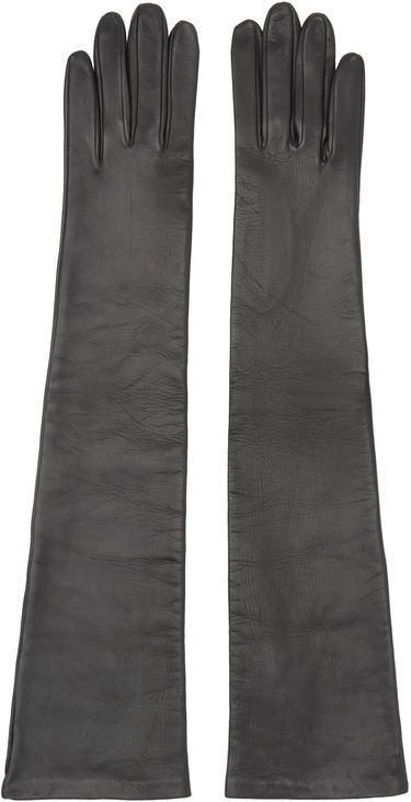 Rukavice Dries Van Noten Soft Leather Long Gloves Čierna | 242-010103-007, 0