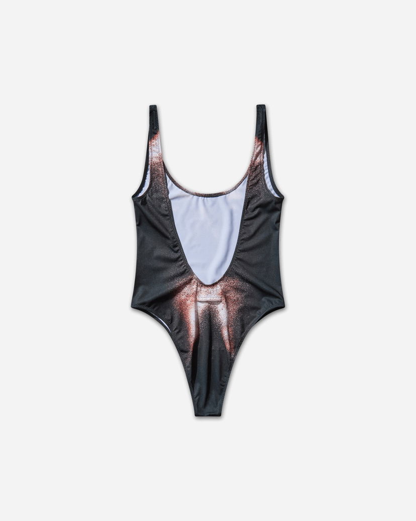 Plavky Jean Paul Gaultier Body Dust One-Piece Swimsuit Čierna | 2504WSW073J022P 0060