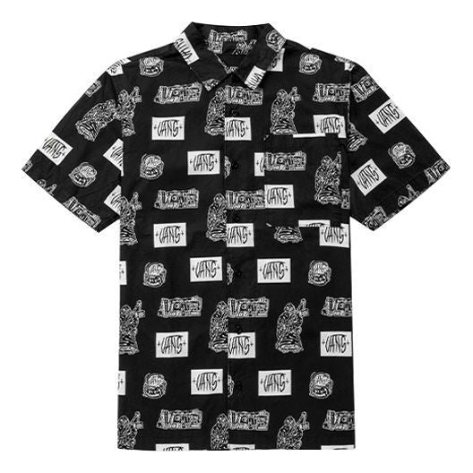 Košeľa Vans DUYANAIZI Series Print Short Sleeve Shirt Čierna | VN0A5F44ZHA