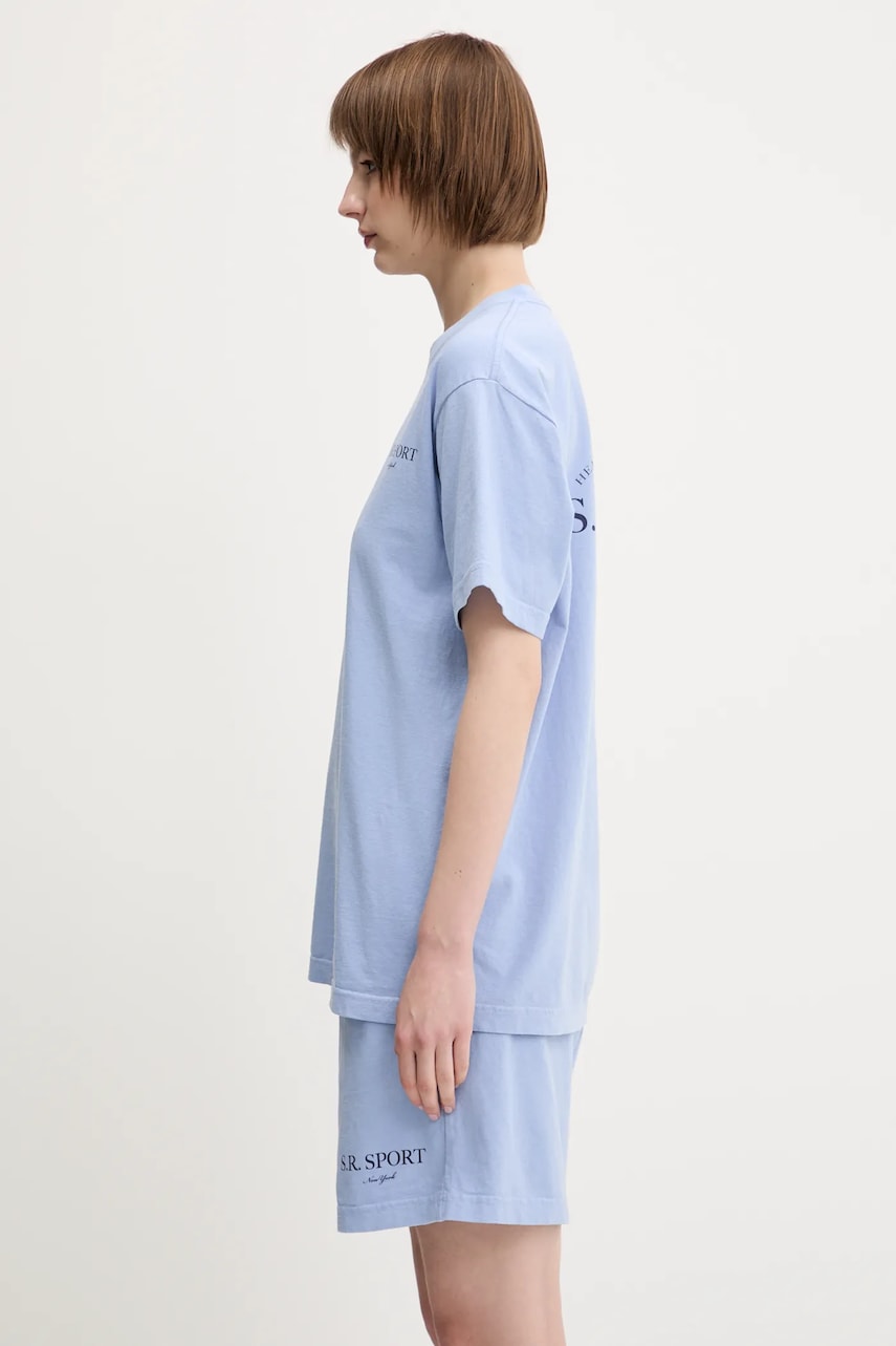 Tričko Sporty & Rich Sporty & Rich Wimbledon T-Shirt and Shorts Set Modrá | TO043612201BL59, 1