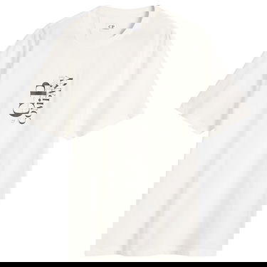 Tričko C.P. Company Sailor T-Shirt Biela | 19CMTS091A-005100W-103, 0