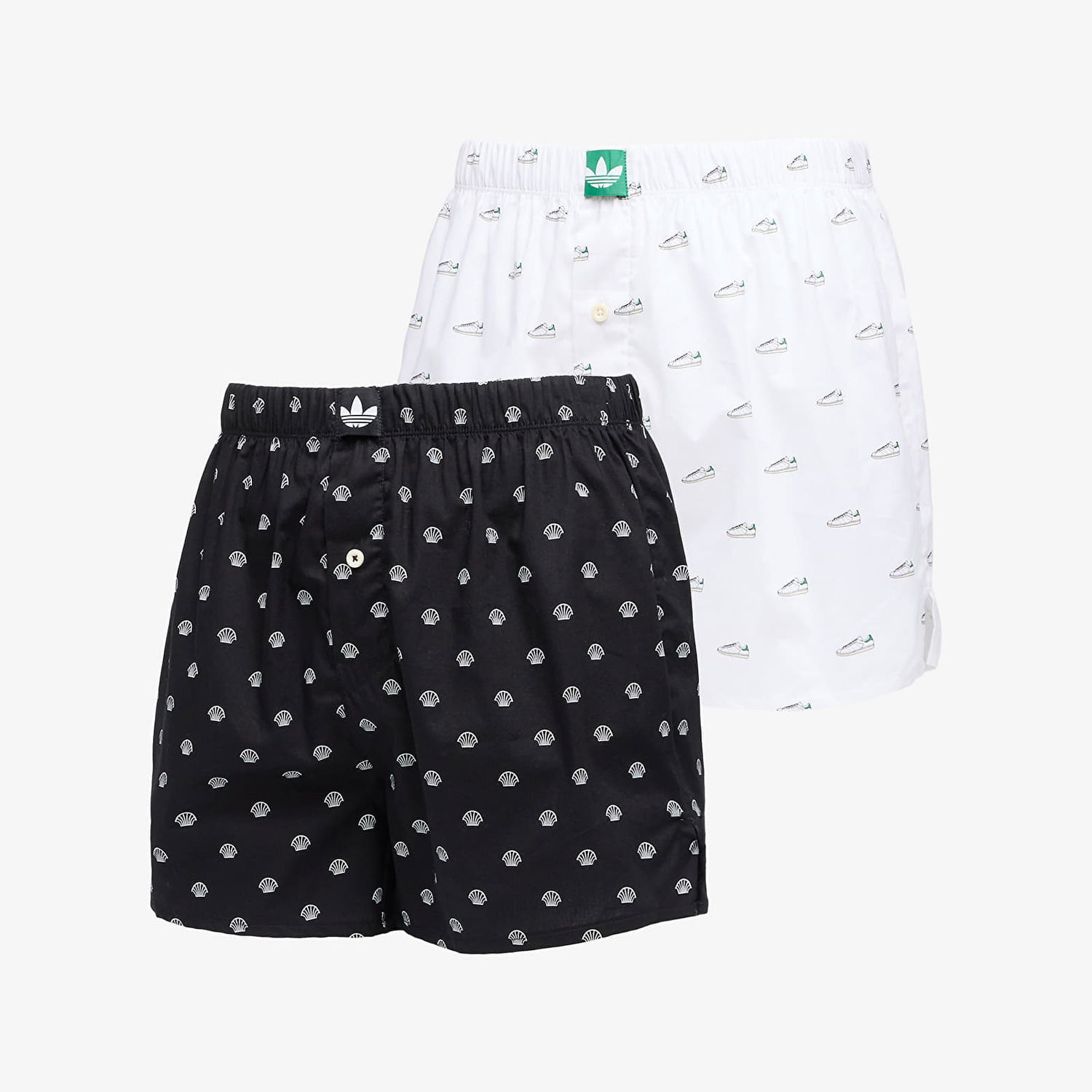 Boxerky adidas Originals Woven Boxer Shorts, 2-Pack Čierna | 4AR006-908, 0