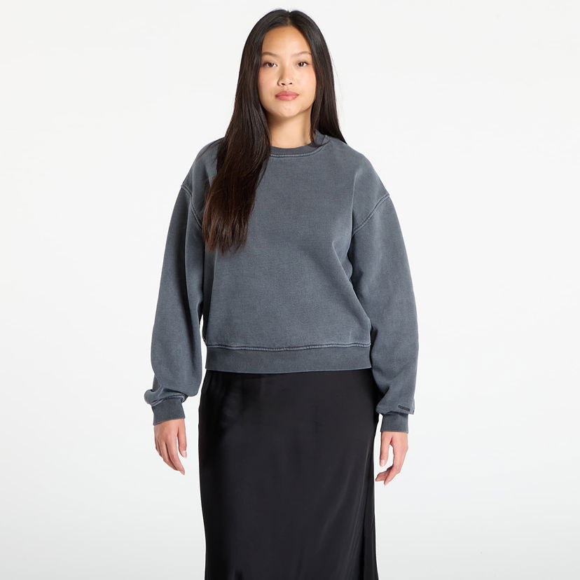 Mikina Samsoe Samsoe Samsøe Samsøe Sava Cropped Sweatshirt Šedá | F25100113_193916TCX