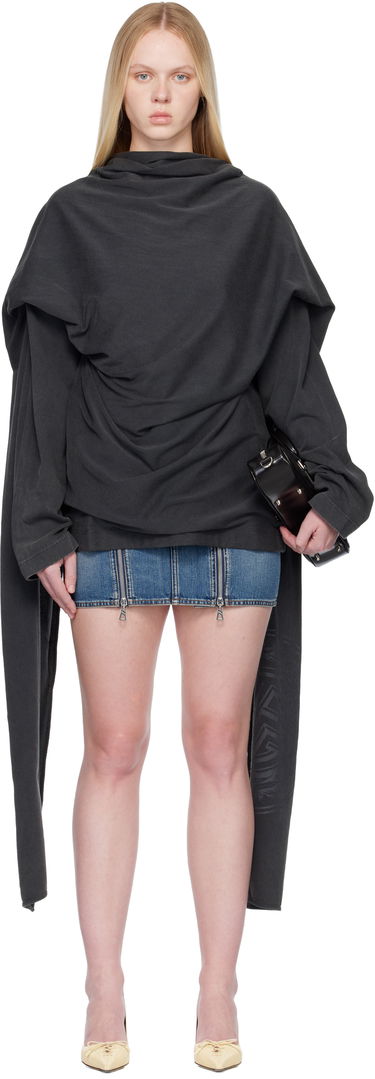 Tričko Jean Paul Gaultier Integrated Scarf Laurier Stamp T-Shirt Rôznofarebný | 25/04-W-TO347-J021-00, 0