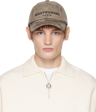 Šiltovka WOOYOUNGMI Faux Suede Ball Cap Šedá | W243AC52, 0