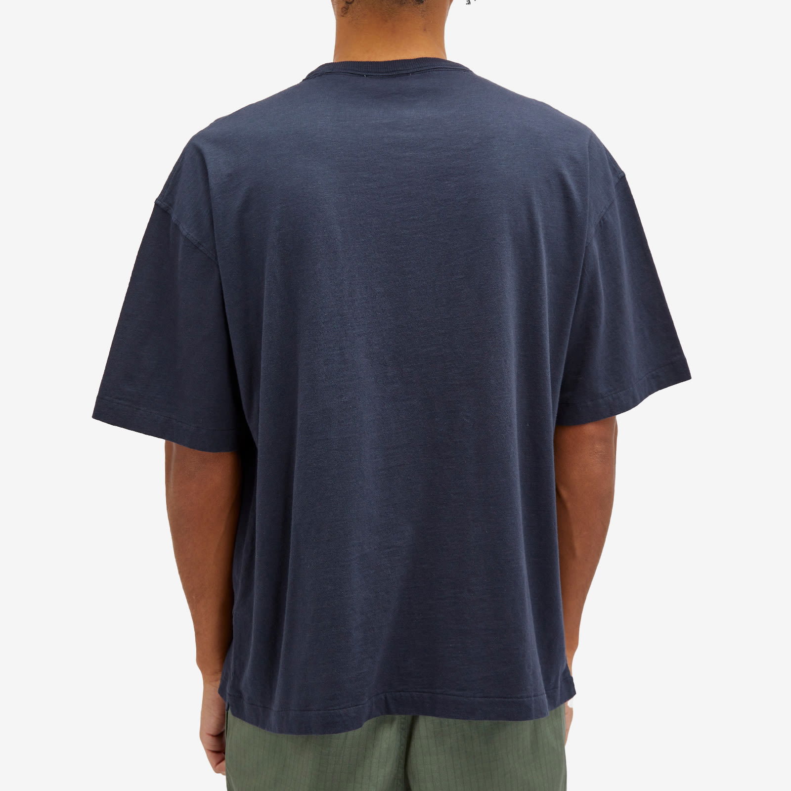 Embroidered Triple T-Shirt with Pocket