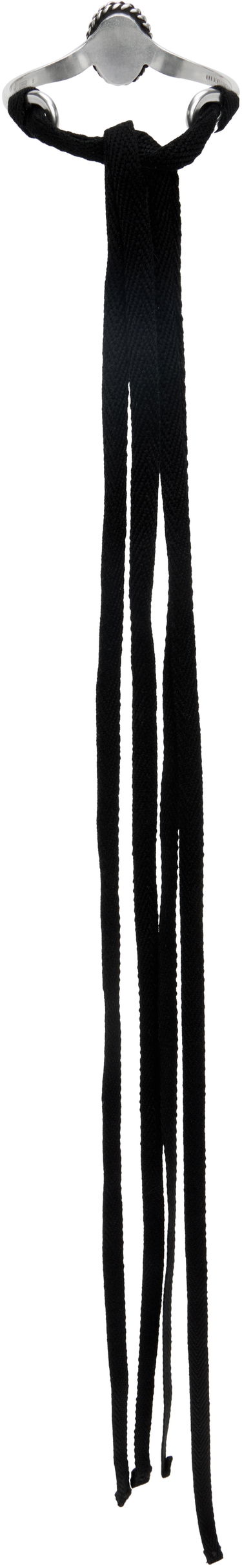 Náramok Ann Demeulemeester Ann Demeulemeester Leja Cabochon Cord Bracelet Čierna | B0012994-JW021-070, 1