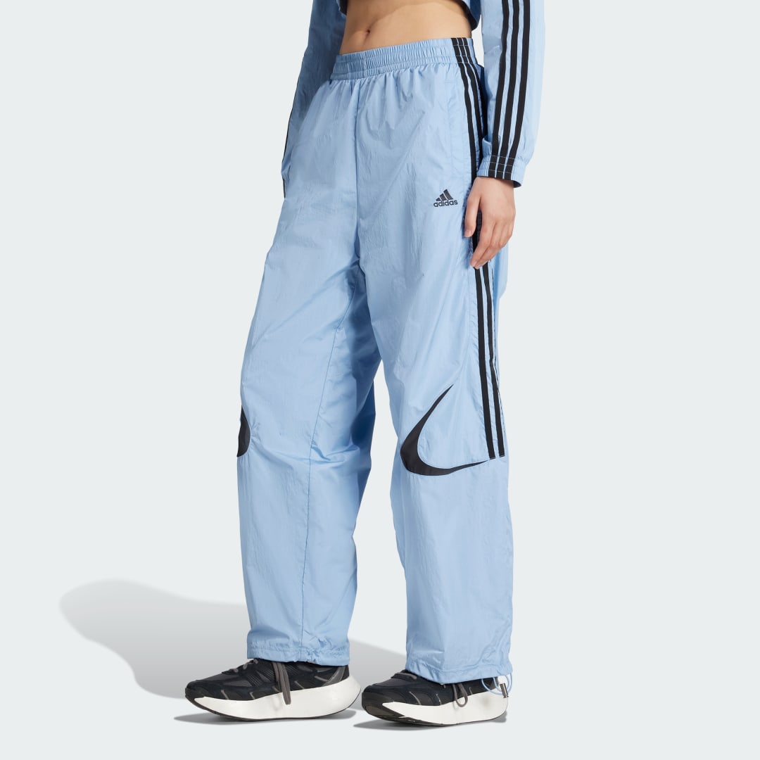 Tepláky adidas Performance Teamgeist Adicolor Oversize Woven Pants Modrá | JZ8262, 0