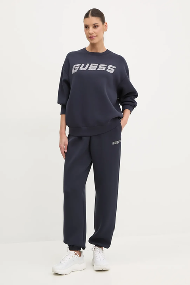 Sveter GUESS Guess Cecilia Sweatshirt Navy | V4BQ15K7UW2-A71W, 1