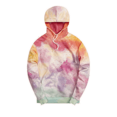 Mikina KITH Tie Dye Williams III Hoodie Ružová | KH2636 106, 0