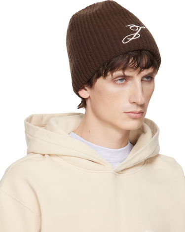Kulicha Jacquemus 'The Espiral' Rib Knit Beanie Biela | 25HACU00770AK00206, 3