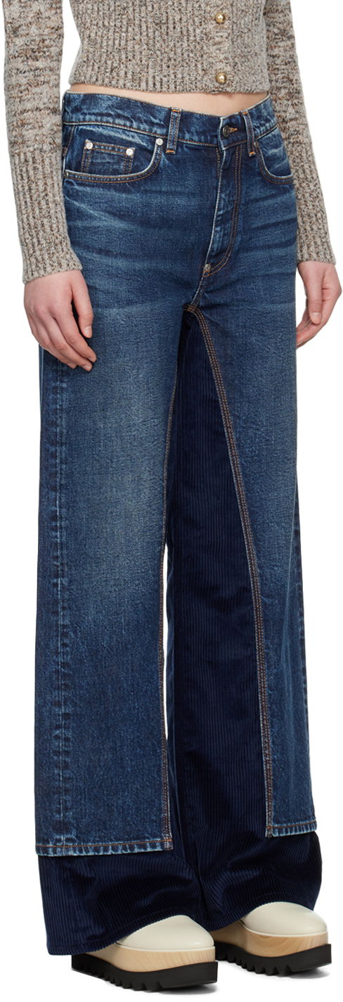 Stella McCartney High-Rise Straight Leg Jeans